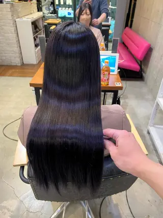 ロング カラー ✨縮毛矯正/髪質改善 錦糸町/松坂拓馬のヘアスタイル