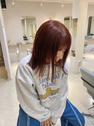 ミディアム カラー 【仙川】 セリナ‎のヘアスタイル