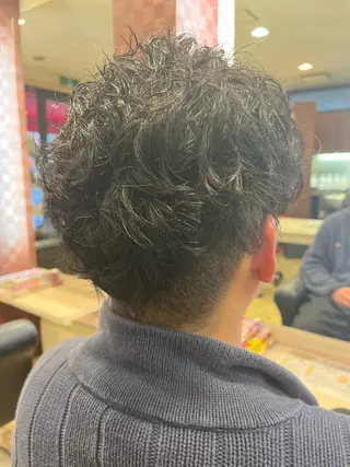パーマ メンズ 織田 英之のヘアスタイル