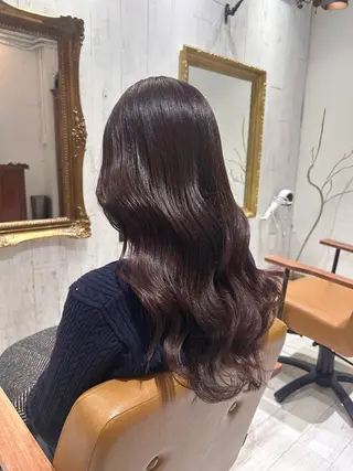 ロング カラー ヘアアレンジ re view 日和のヘアスタイル
