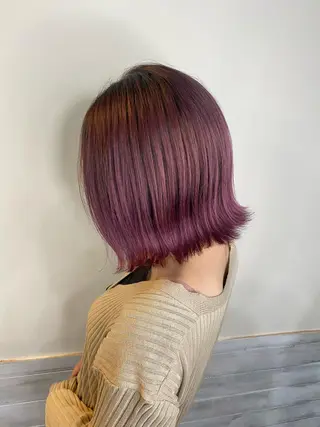 ミディアム カラー オーナースタイリスト 奈須雄紀のヘアスタイル
