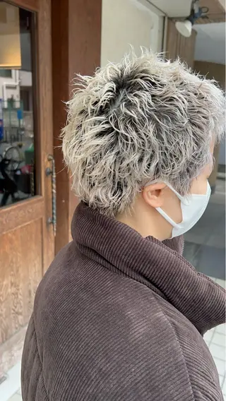 ショート カラー パーマ MATSURI BASE.AWAJIのヘアスタイル