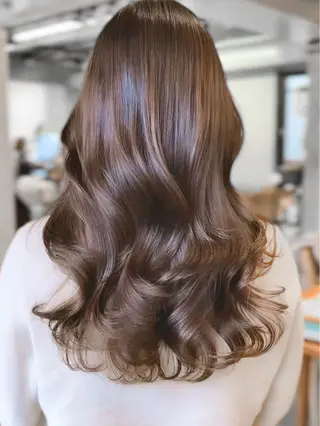 ロング カラー ヘアアレンジ 縮毛矯正特化 指名No.1shunのヘアスタイル
