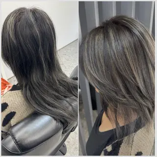 ミディアム 箕面☆髪質改善☆安田 聡志のヘアスタイル