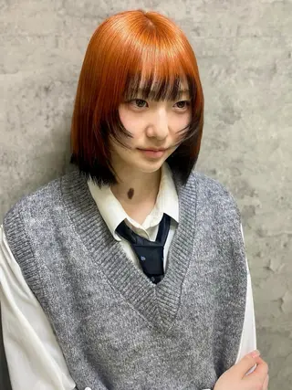 カラー 大阪梅田カラーカット モデル募集中🦋サヤのヘアスタイル