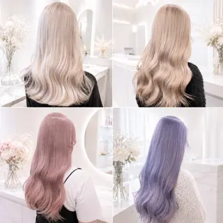 ロング ♡似合わせハイトーン ♡maiのヘアスタイル