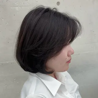 ショート きら🎀ボブ/ミディ アム/透明感カラーのヘアスタイル