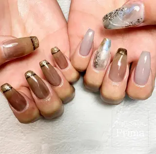 セミロング ネイル SalonPrima 西院Nail&Eyeのネイルデザイン