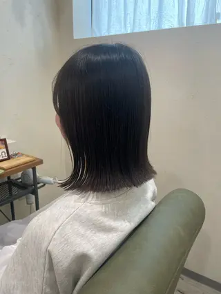 ショート 艶感暖色カラー /ボブ/瀬戸山舞のヘアスタイル