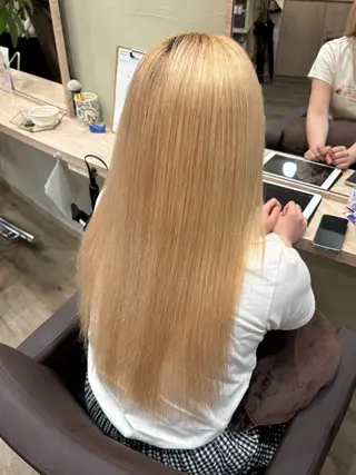ロング 🤍ちなつ /髪質改善ヘアエステのヘアスタイル