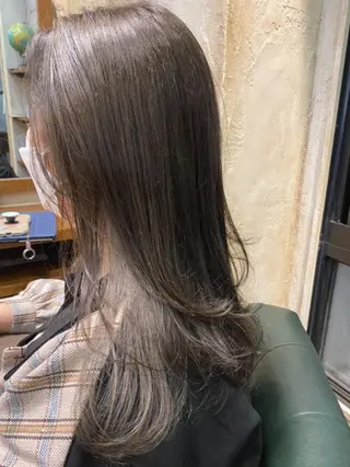ロング カラー マンツーマン 美容師💚コウブチのヘアスタイル