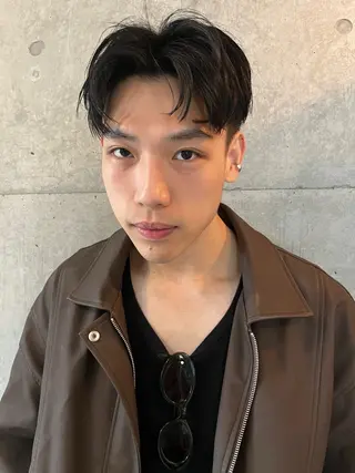 メンズ レイヤーカット\ウル フ　chinatsuのヘアスタイル