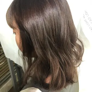 ミディアム カラー 韓国美容室出身 🌹Sana/梅田のヘアスタイル