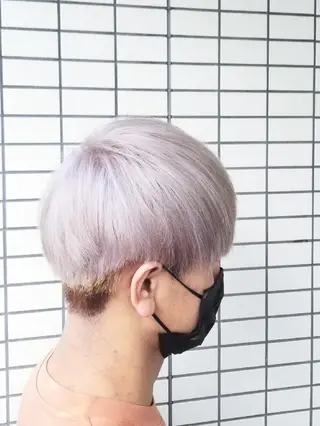 メンズ カラー 🌿赤み消し/ 艶カラー落合 優🌿のヘアスタイル