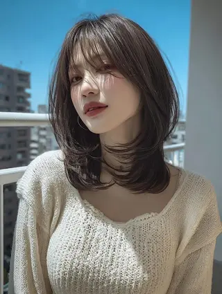 ミディアム TELA HAIR 守谷のヘアスタイル