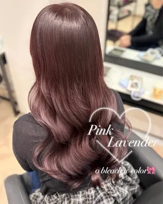 ロング カラー 𝒎𝒐𝒆🩰 名駅/ヘアメ/暖色♡のヘアスタイル