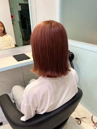 セミロング カラー ヘアアレンジ 愛されカラー🩷 はるなのヘアスタイル