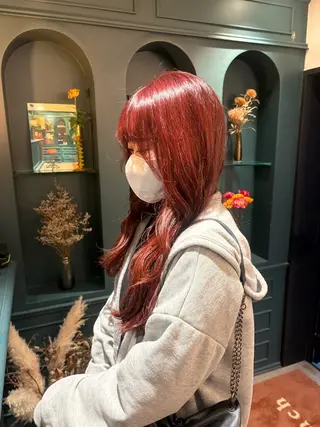 セミロング カラー 🌻暖色カラー🌻 sakuraのヘアスタイル