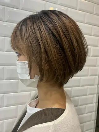 ショート カラー appiis 柳田葵　横浜のヘアスタイル