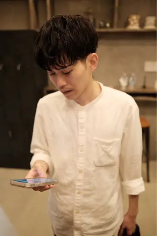 ショート パーマ メンズ ill副店長 立和田純也のヘアスタイル