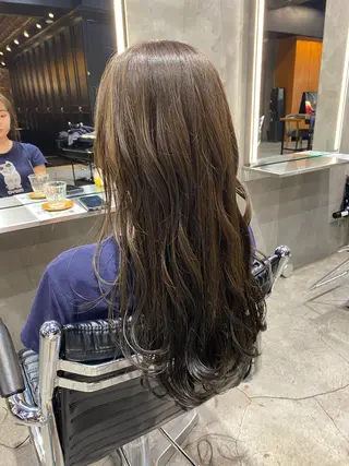 カラー 透明感カラー🌿 グレージュ🐺陽介のヘアスタイル