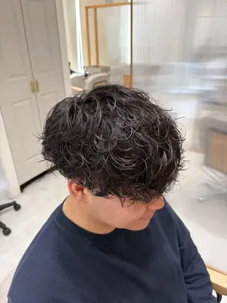 パーマ メンズ 🫧艶髪ボブ🫧 チカのヘアスタイル