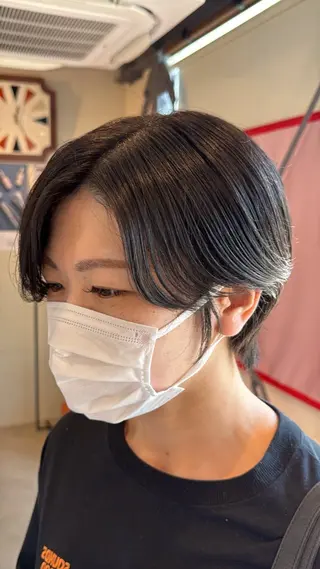 ショート 梅田 拓実のヘアスタイル