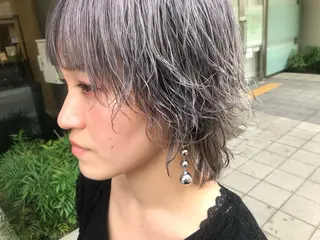 ショート カラー パーマ 大阪福島Sayaka 韓国束感マツエク🤍のマツエク・マツパデザイン