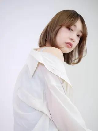 ミディアム カラー BASSA 下井草店のヘアスタイル