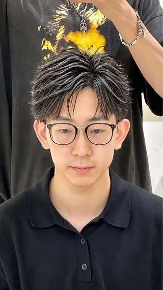 ショート メンズ支持数No.1 👑リュウ👑のヘアスタイル