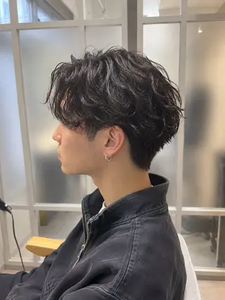 パーマ メンズ ⭕️メンズパーマ⭕️ 山口 裕太郎のヘアスタイル