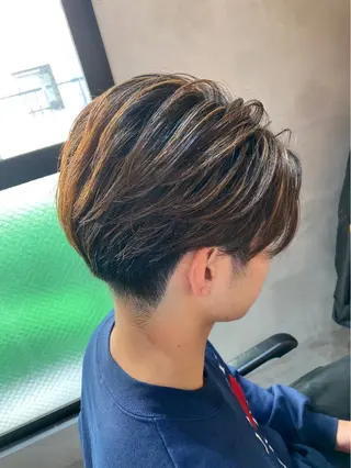 ショート メンズ特化／マッシュ ／ツイスパ　たいせいのヘアスタイル