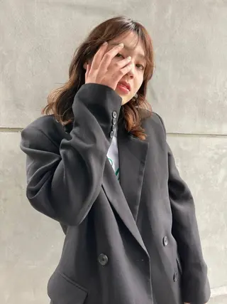 セミロング 一ノ瀬 暁のヘアスタイル