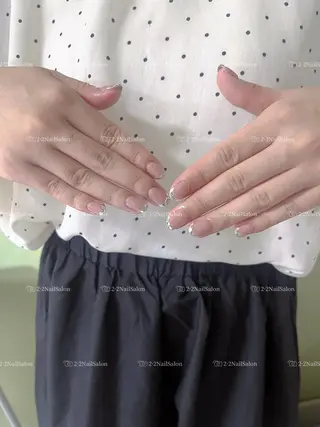 ネイル Shis_🦄shi 韓国風キラキラネイルのネイルデザイン