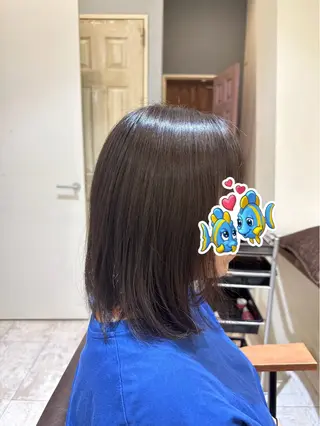 ミディアム カラー Blossom 大山imafujiのヘアスタイル