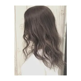 セミロング カラー 中野 竜介のヘアスタイル