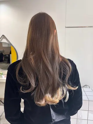 ロング カラー toko / ブリーチなしカラーのヘアスタイル
