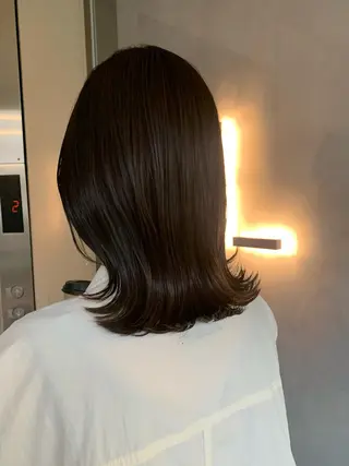 ミディアム カラー 【髪質改善🌿】木本 志歩のヘアスタイル