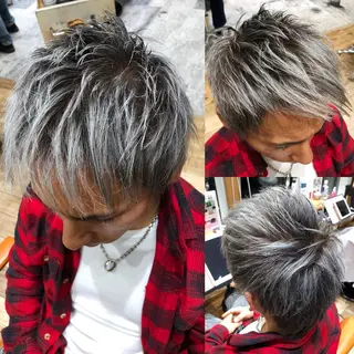 ショート メンズ Soleria 田中慎一のヘアスタイル