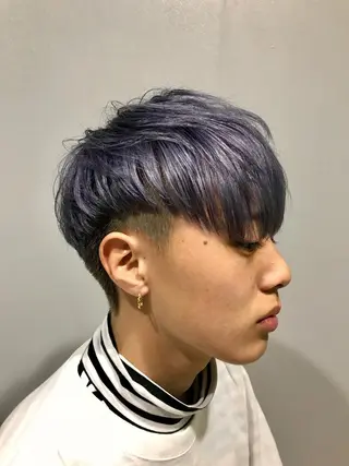 ショート カラー メンズ 山下 亮輔のヘアスタイル