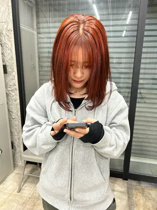 ミディアム 新高円寺 Miranoのヘアスタイル