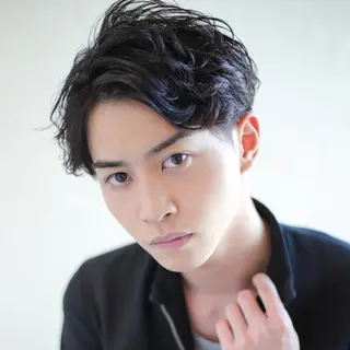 メンズ Soleria 田中慎一のヘアスタイル