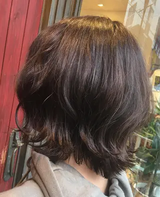 ミディアム カラー plaatje 義見のヘアスタイル