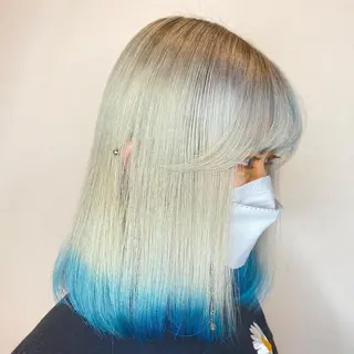 ミディアム 平山 愛理のヘアスタイル