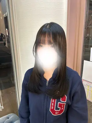 ミディアム ナチュラル可愛い/ 艶カラー/内藤歩香のヘアスタイル