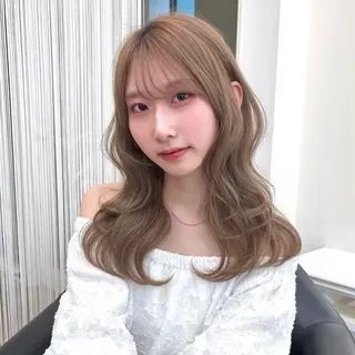 ロング ParveMix🫧 宮﨑 梨里のヘアスタイル