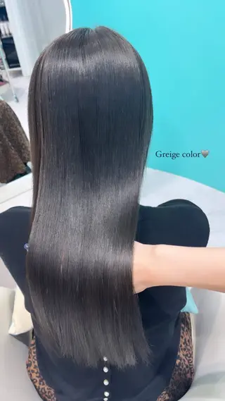 ロング カラー Riho♡レイヤー/ 名駅/大人韓国ヘアのヘアスタイル