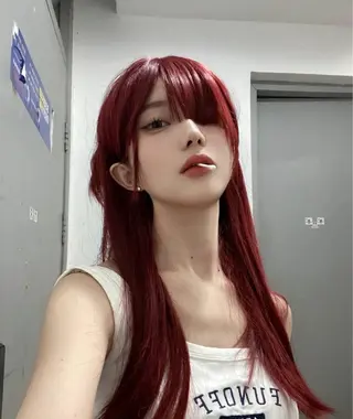 ロング 🍒韓国y2k暖色 NO.1🍒REAのヘアスタイル