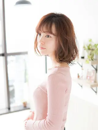 ミディアム 永野 良一のヘアスタイル