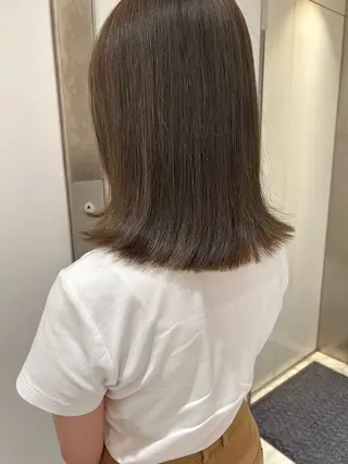 ミディアム カラー 韓国っぽ水光肌カラー マンツーマン🫧なおのヘアスタイル